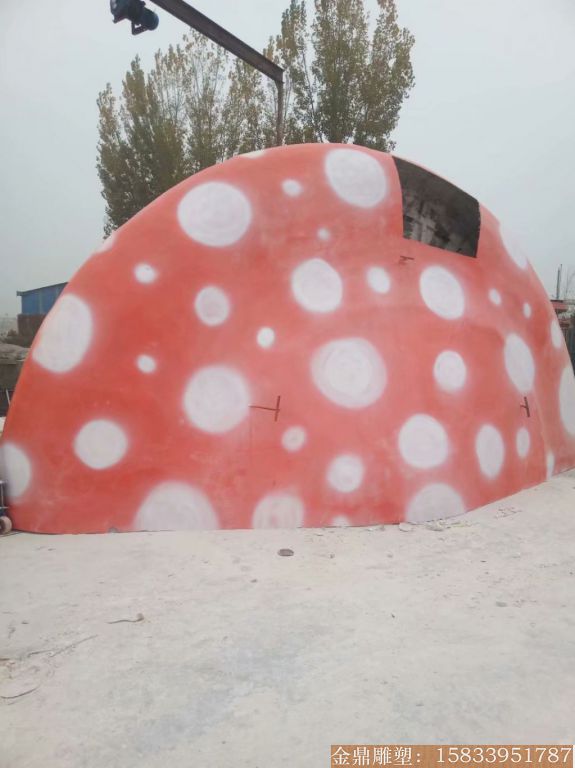 玻璃钢蘑菇顶雕塑 大型蘑菇顶可以做屋顶5