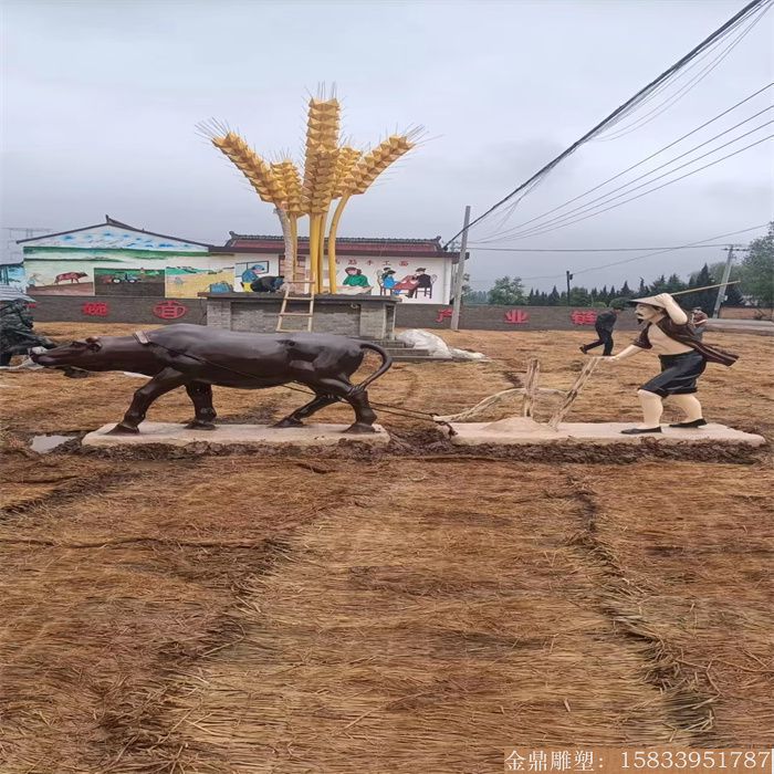 不锈钢小麦雕塑 麦穗雕塑 麦子雕塑 (1)